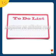 Rectangle paper magnetic message board